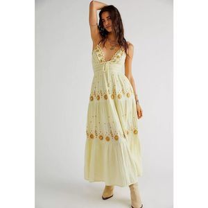 Free People Real Love Embroidered Dress